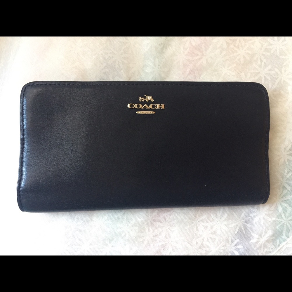Coach leather wallet
